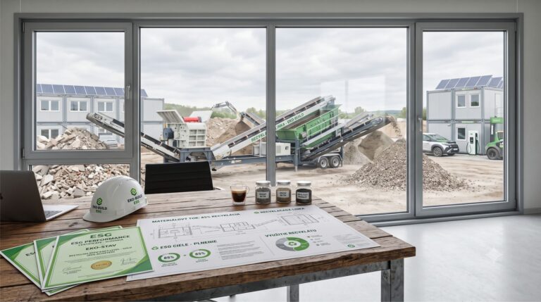 Zelené certifikáty a plnenie ESG cieľov pre developerov vďaka recyklácii odpadu