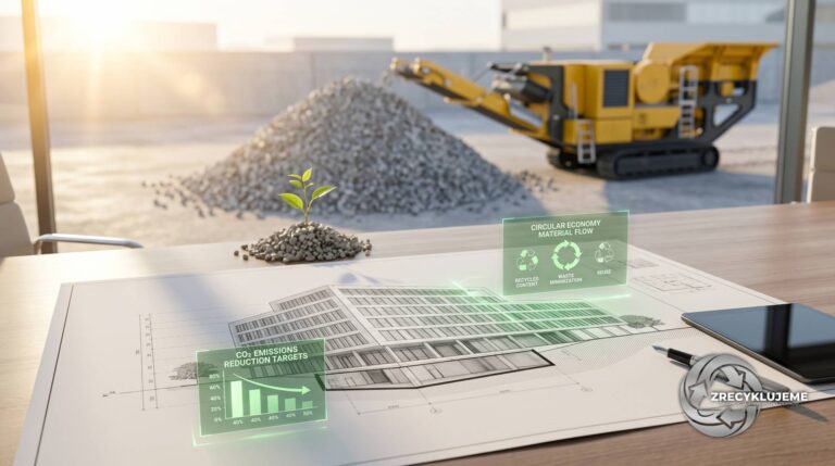 Splnenie ESG cieľov v stavebníctve pomocou recyklácie stavebného odpadu